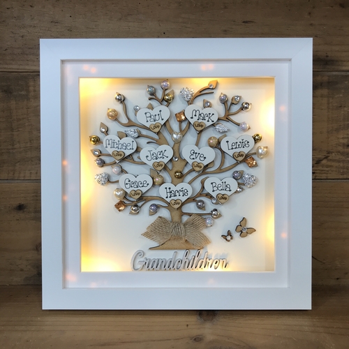 “Children and Grandchildren“ family tree frame