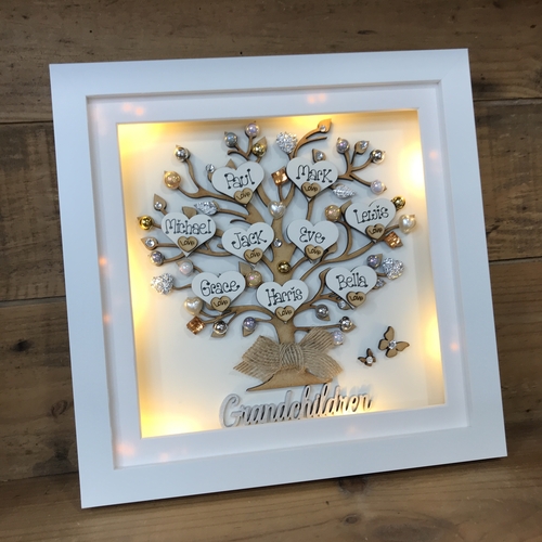 “Children and Grandchildren“ family tree frame