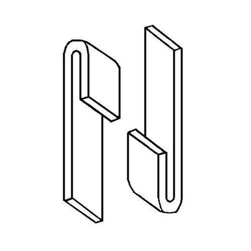 Aluminium J Split Baton- Length 4000mm