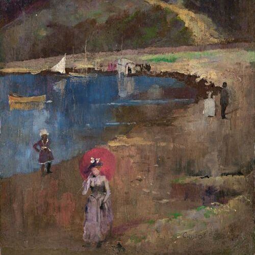 A Shady Hollow by a Dusty Road