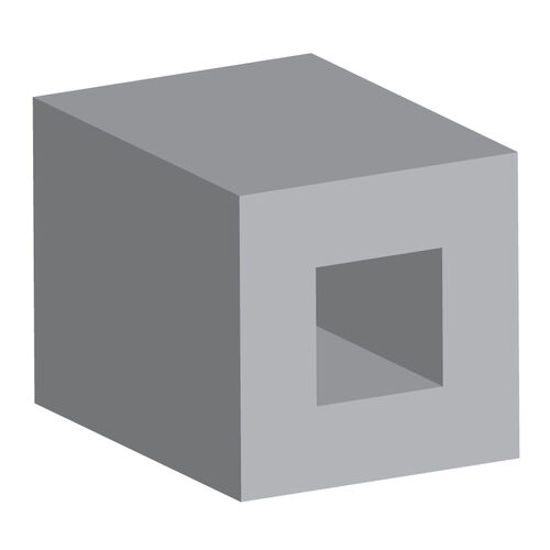 Aluminium Square Box Section- 76.2mm x 3.25mm- Length 4000mm