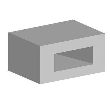 Aluminium Rectangular Box Section- 50.8mm x 38.1mm x 3.25mm- Length 4000mm