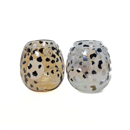 Cheetah Glass wax burner