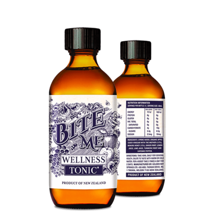 Bite Me Wellness Apple Cider Vinegar & Manuka Honey Tonic 240ml