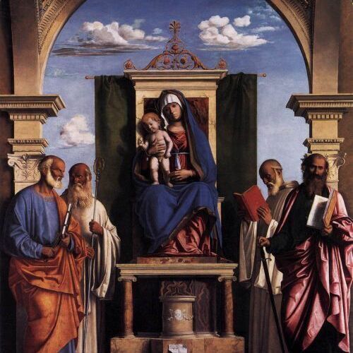 Madonna and Child Enthroned with Saints