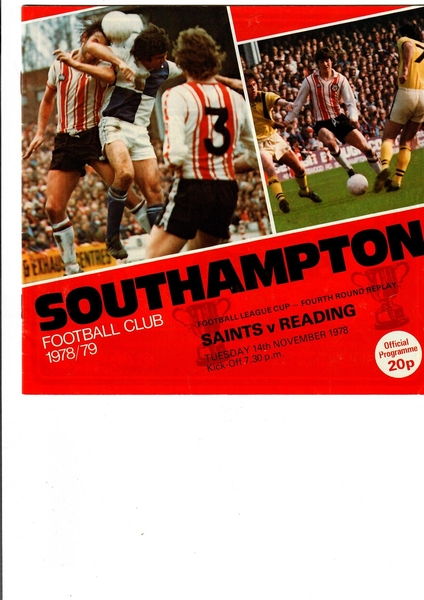 Saints football programmes
