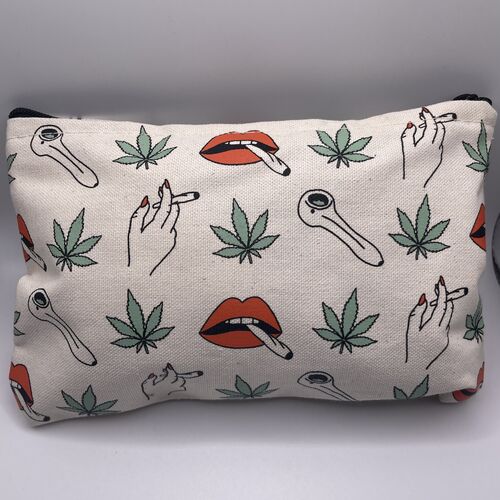 Makeup Bag Pouch - Weed