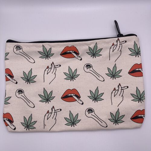 Makeup Bag Pouch - Weed