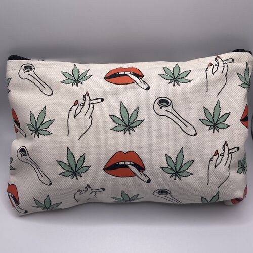 Makeup Bag Pouch - Weed