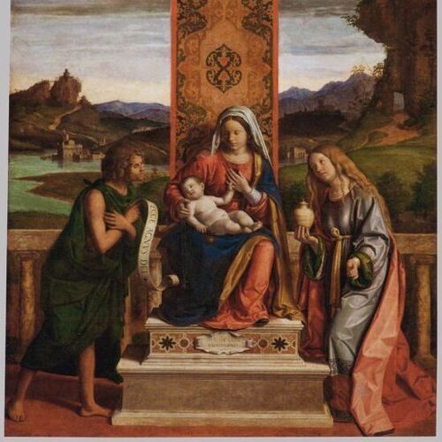 The Madonna and Child with Sts John the Baptist and Mary Magdalen