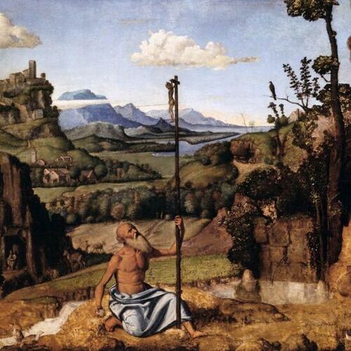 The Penitent St Jerome in the Wilderness