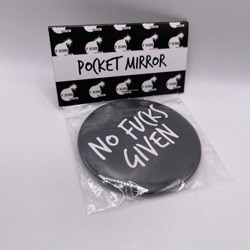 No Fucks Given Pocket Mirror