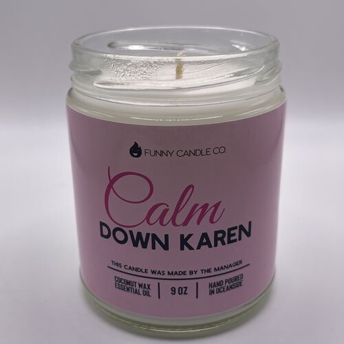 Calm down Karen Candle