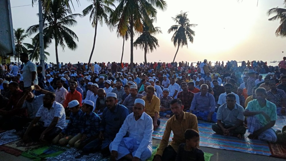 அமைதியாக்க கொண்டாடப்பட்ட புனித ஹஜ்ஜுப்பெருநாள்