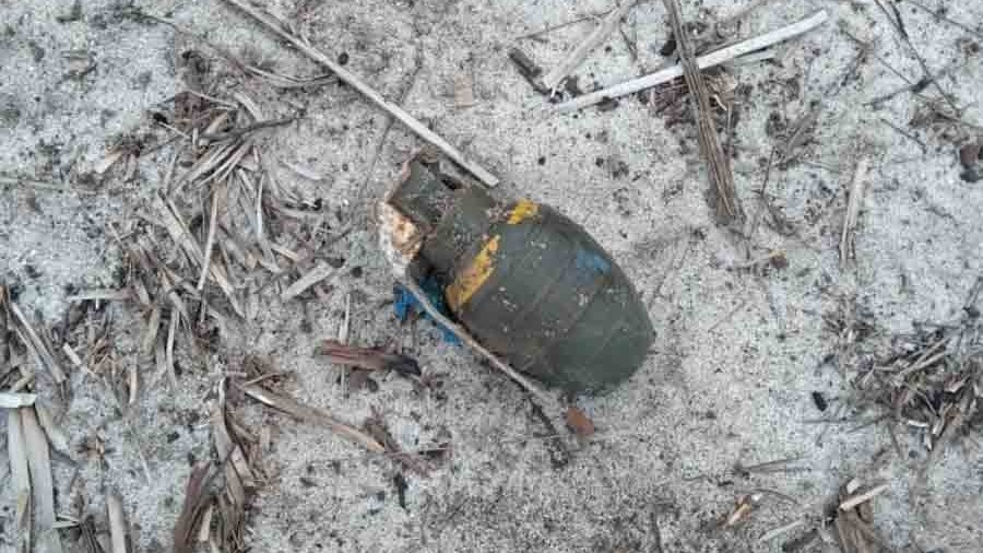 மீட்கப்பட்ட கைக்குண்டு ஒன்று