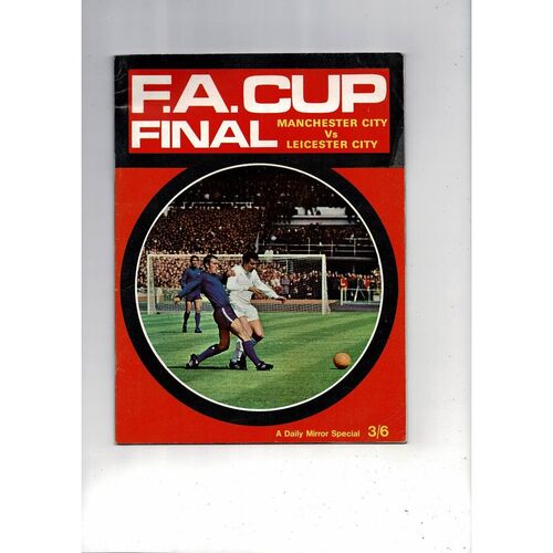1969 Leicester City v Manchester City FA Cup Final Daily Mirror Special