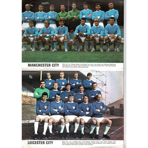1969 Leicester City v Manchester City FA Cup Final Daily Mirror Special