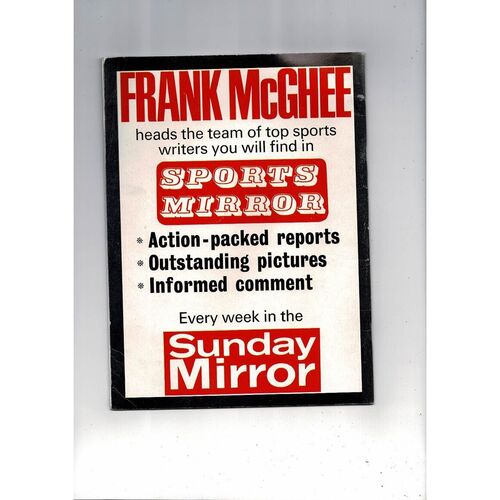 1969 Leicester City v Manchester City FA Cup Final Daily Mirror Special