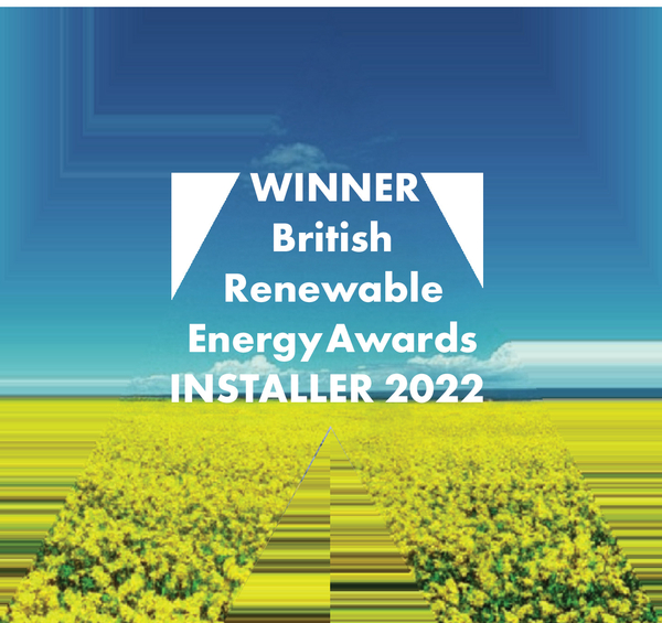 AOS Heating are Winners of the British Renewable Energy Installer of the Year Award 2022