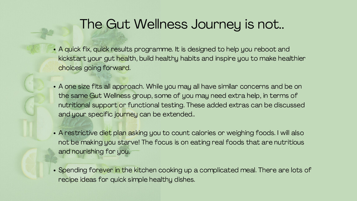 Gut Wellness Journey