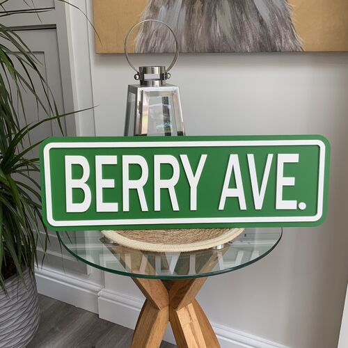 Customised Indoor Street Signs