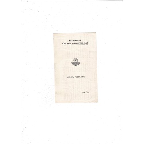 Westmorland X1 v Lancashire X1 Friendly Football Programme 1958/59 @ Netherfield