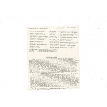 Westmorland X1 v Lancashire X1 Friendly Football Programme 1958/59 @ Netherfield