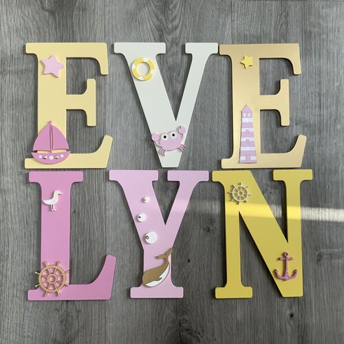 NAUTICAL  THEME letters