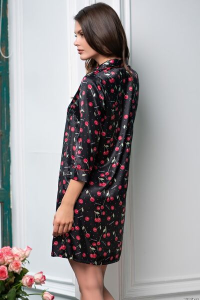 Cherry 8687 Button-up Nightshirt