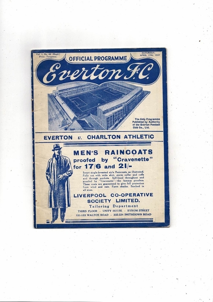 Latest Football Programmes Listed today