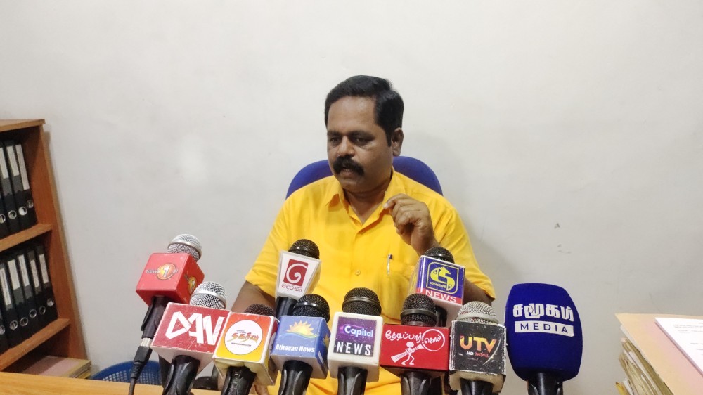 நாடாளுமன்ற உறுப்பினர் எஸ். சிறிதரனின் ஊடக சந்திப்பு