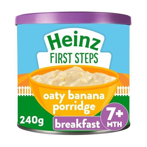 Case Price - Heinz First Steps Oaty Banana Porridge 3x240g 7+months