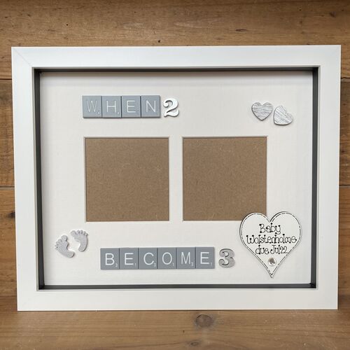 “When 2 become 3“ Photo frame