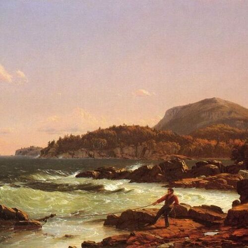 View of Newport Mountain, Mount Desert