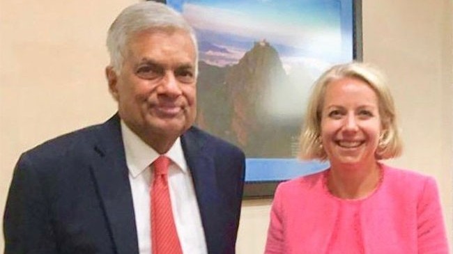 ஜனாதிபதி ரணில் இலங்கைக்கான பிரித்தானிய உயர்ஸ்தானிகர் சாரா சந்திப்பு