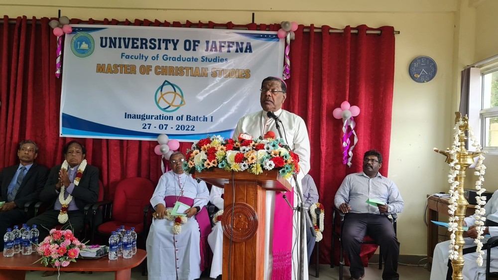 யாழ் பல்கலைக்கழகத்தின் கிறிஸ்தவ கற்கையில் முதுமாணி முதலாம் அணி அறிமுக நிகழ்வு