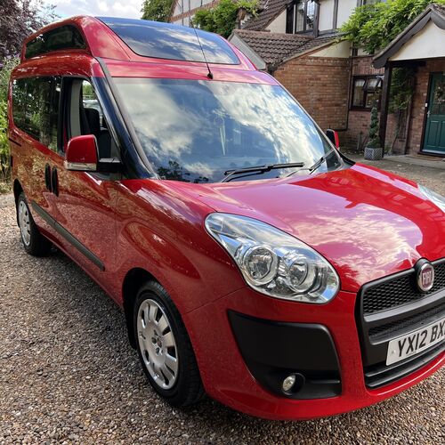 2012 Danbury Camper Van 2 Berth Fiat Doblo Dynamic 1368cc Petrol 68782 miles