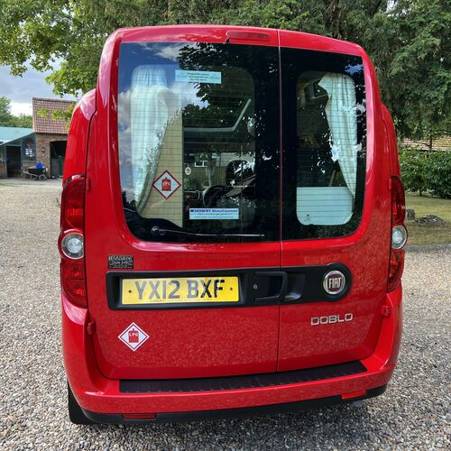 2012 Danbury Camper Van 2 Berth Fiat Doblo Dynamic 1368cc Petrol 68782 miles