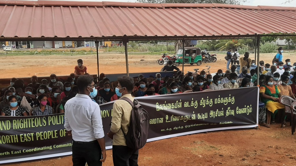 வடக்கு கிழக்கு வாழ் மக்களது  சாத்வீகமாகன ஜனநாயகமான நூறுநாட்கள் செயல்முனைவு