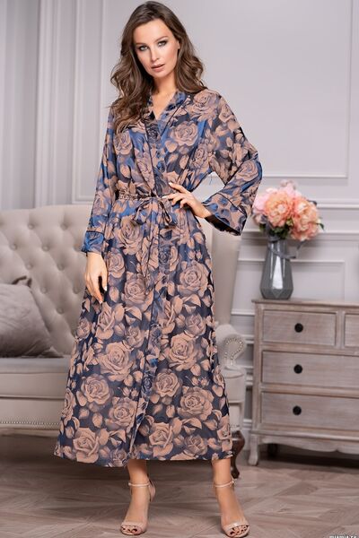 Rosa 8539 Regina Long Dressing Gown