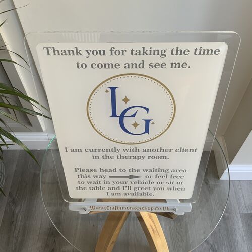 Bespoke acrylic signs