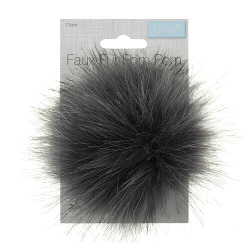 Faux Fur Pom Pom 11cm