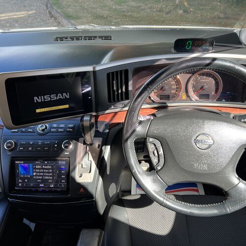 2006 Nissan Elgrand Northstar Camper Van 4 Berth 2.5V6 82179 miles Pearl White