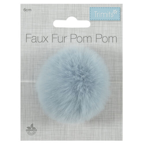 Faux Fur Pom Pom 6cm