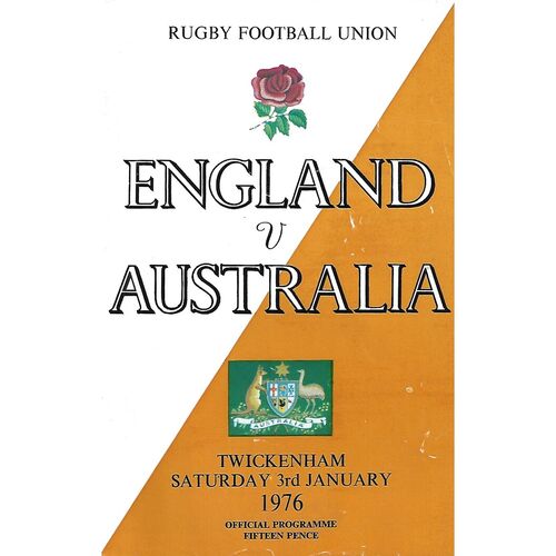 Australia Rugby Union Programmes