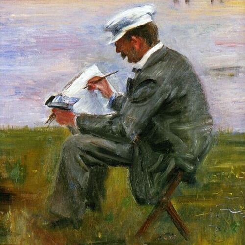 Portrait of the Painter, Walter Leistikow (1900 version)