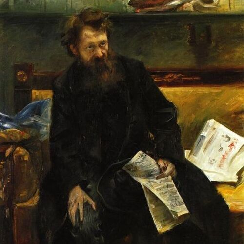 Portrait of the Poet, Peter Hille