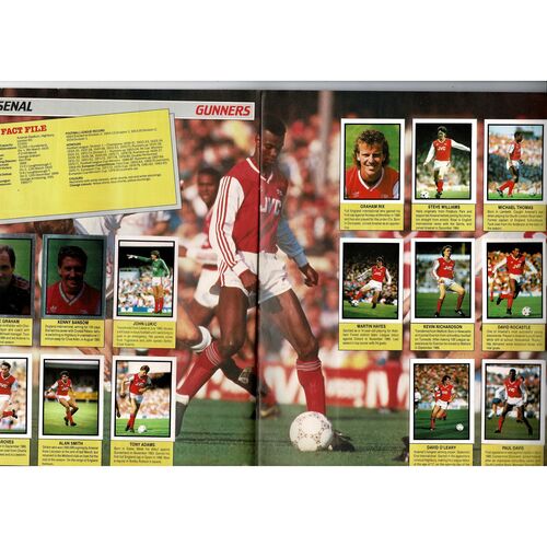 1988 Daily Mirror Soccer Football Sticker Album