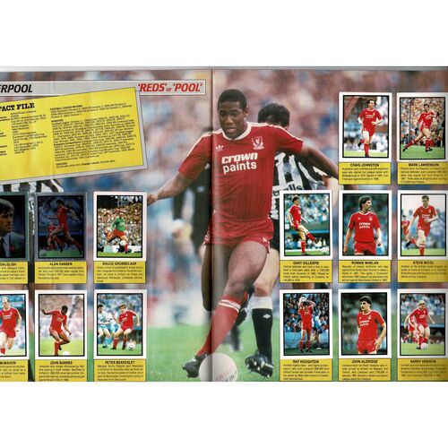 1988 Daily Mirror Soccer Football Sticker Album