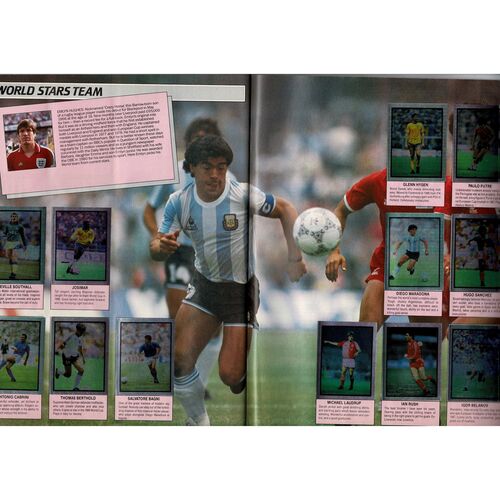 1988 Daily Mirror Soccer Football Sticker Album